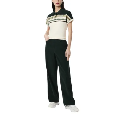 Lacoste Velour Oversize Fit Trousers for Women